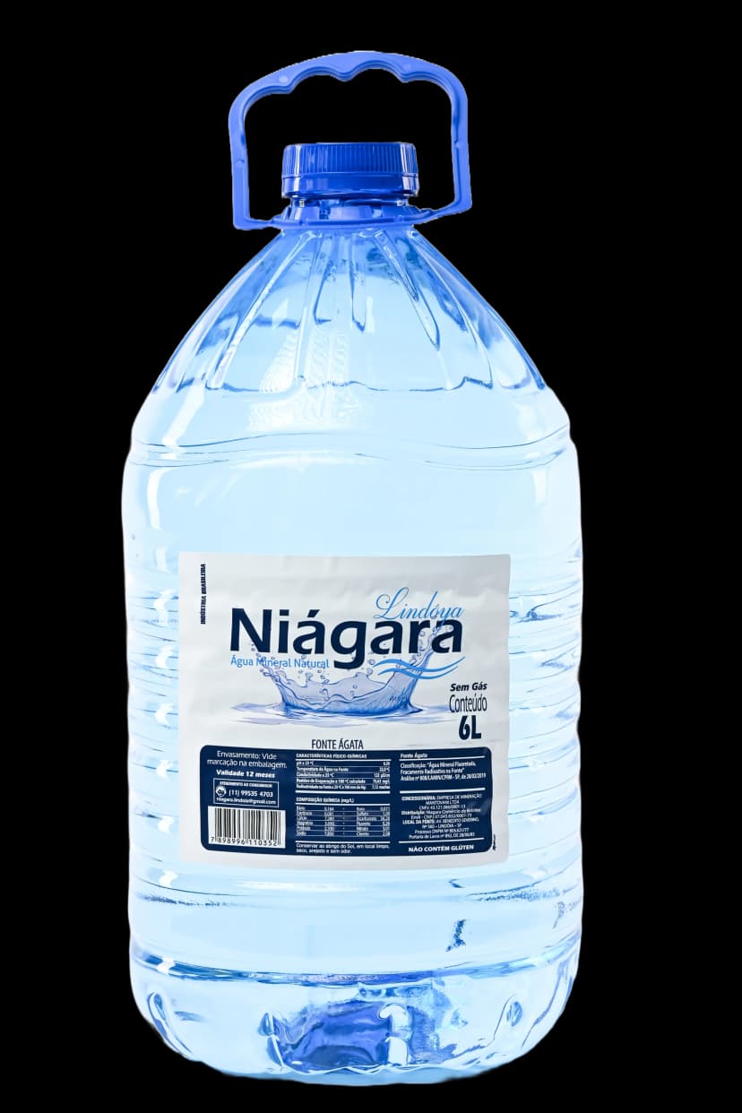 Água natural 6L